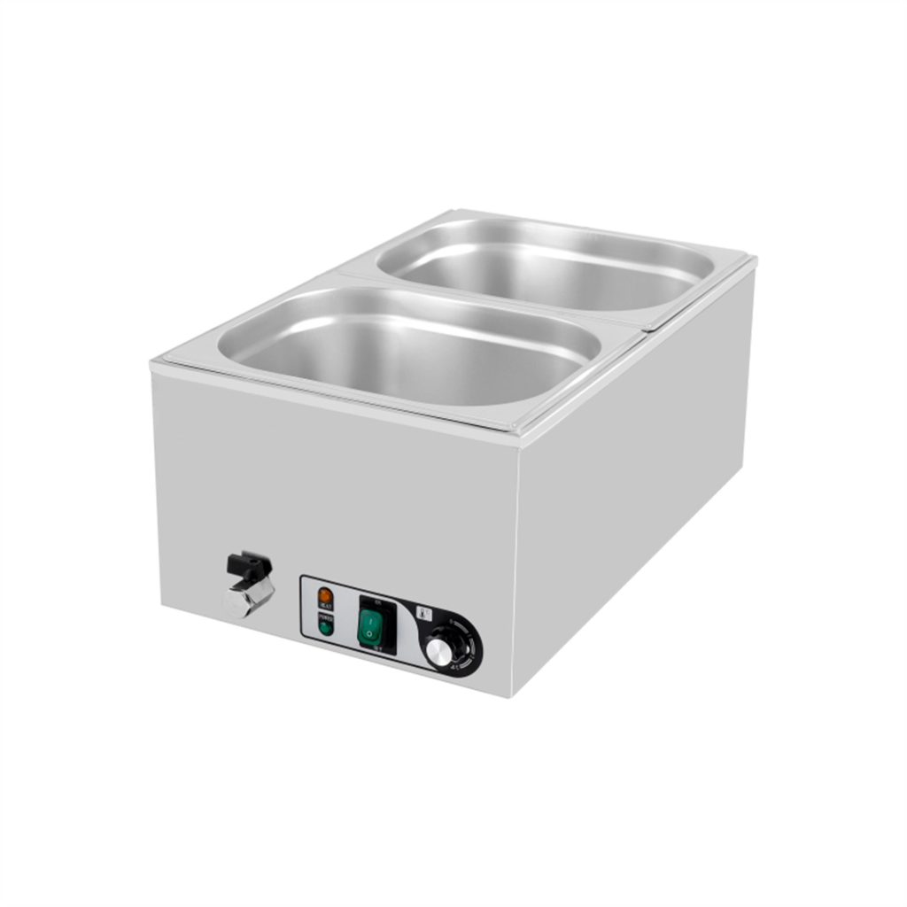 Bain-marie 2 bacs 1200W