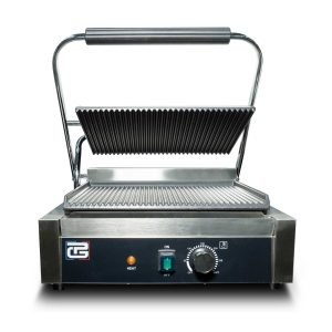 Grill à panini rainuré simple 2200W