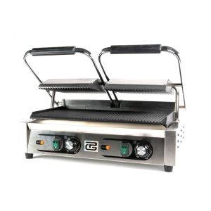 Grill à panini rainuré double 3600W