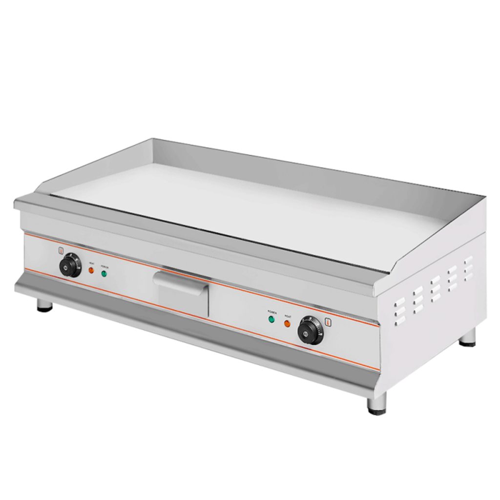 Plancha électrique chrome 100 cm 6000W