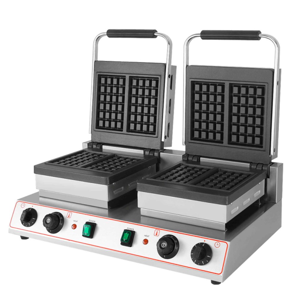 Gaufrier de Bruxelles double 2x1500W