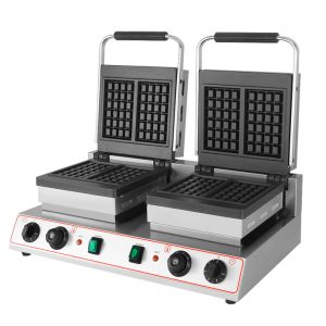 Gaufrier de Bruxelles double 2x1500W