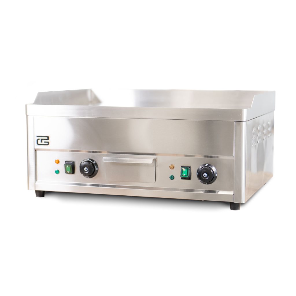 Plancha électrique 66 cm chrome 6000W
