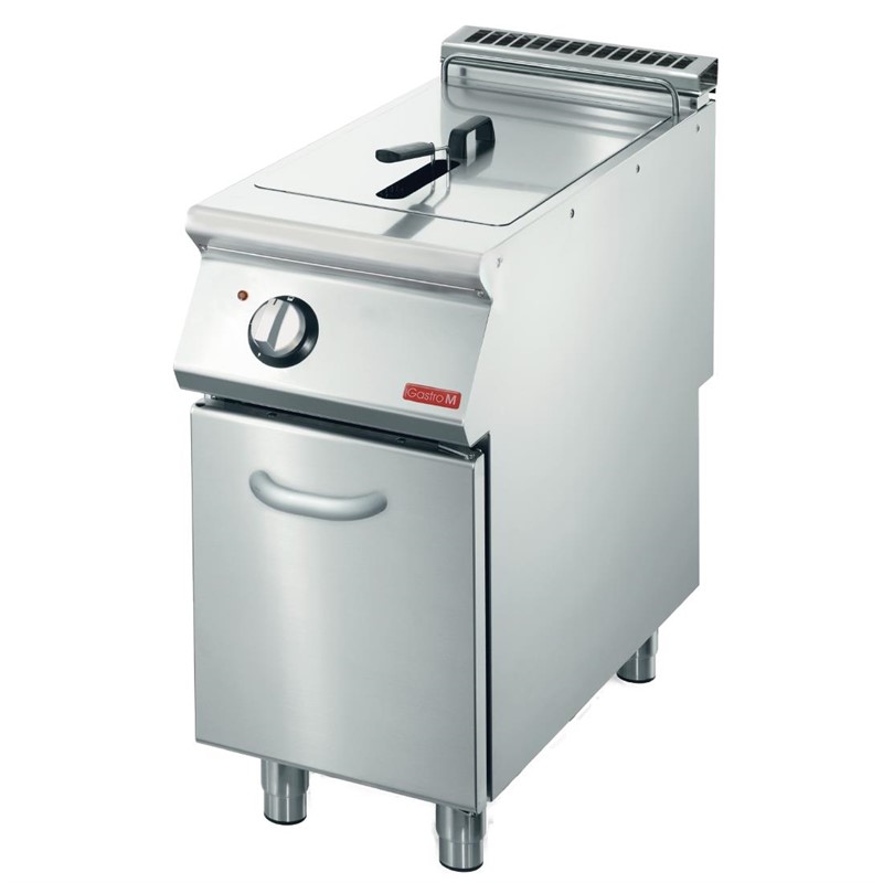 Friteuse électrique professionnelle sur coffre 10L avec placard de rangement