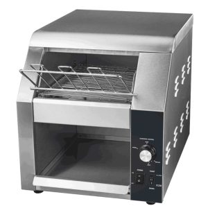 Toasteur à convoyeur professionnel, matériel CHR en promotion pour restauration rapide.