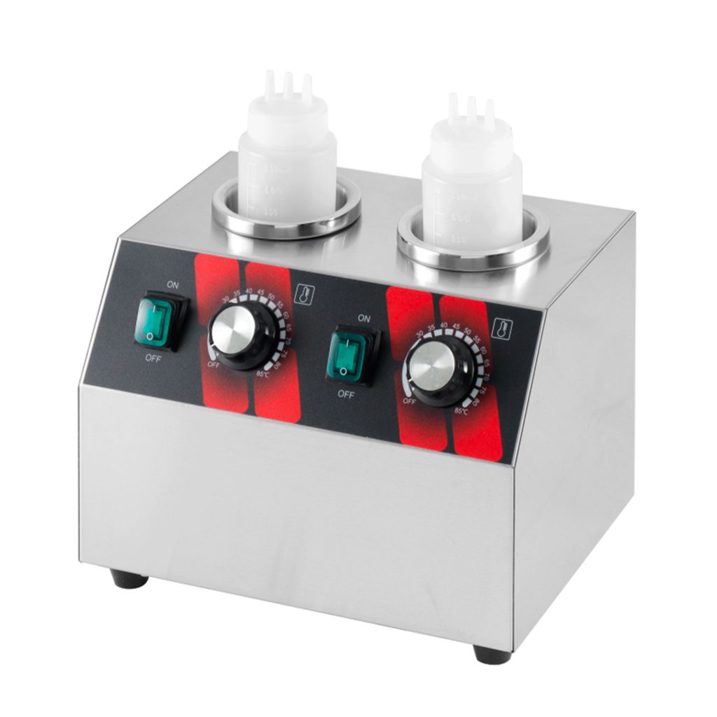 Chauffe-sauce 2 bacs 400W pour cuisine pro