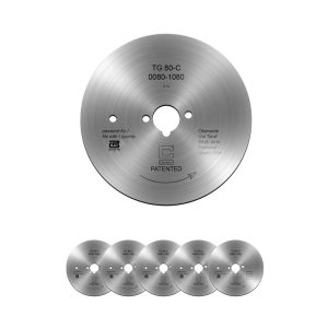 Lames lisses universelles ⌀ 80mm (Lot de 5) pour couteaux kebab